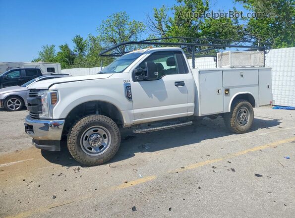 1FDBF3B60KED71834 2019 FORD F350 Белый Передняя левая четверть