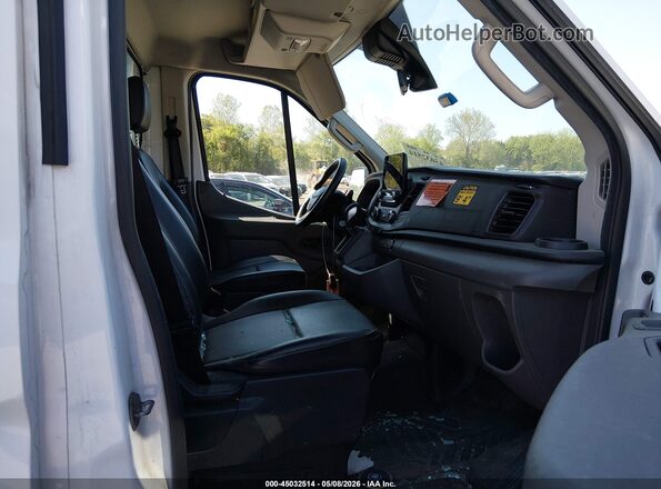 1FDBF6Z80LKA32292 2020 FORD TRANSIT-350 White Widok wnętrza z przodu