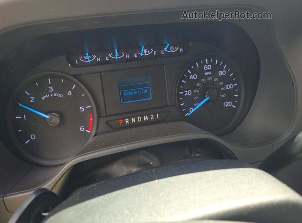 1FDWE3FK3PDD14780 2023 FORD ECONOLINE Белый Вид панели приборов