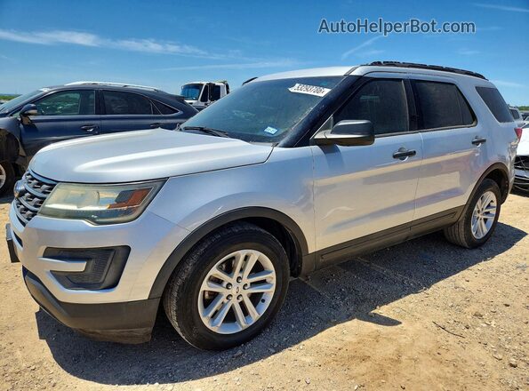 1FM5K7B80GGA03750 2016 FORD EXPLORER Silver Przód lewy
