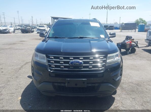 1FM5K7B80HGD18632 2017 FORD EXPLORER Черный Вид спереди