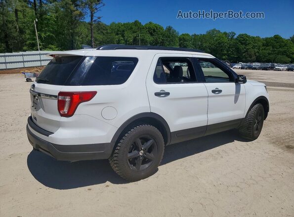 1FM5K7B81KGA48950 2019 FORD EXPLORER Белый Задняя правая четверть