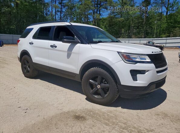 1FM5K7B81KGA48950 2019 FORD EXPLORER Белый Передняя правая четверть