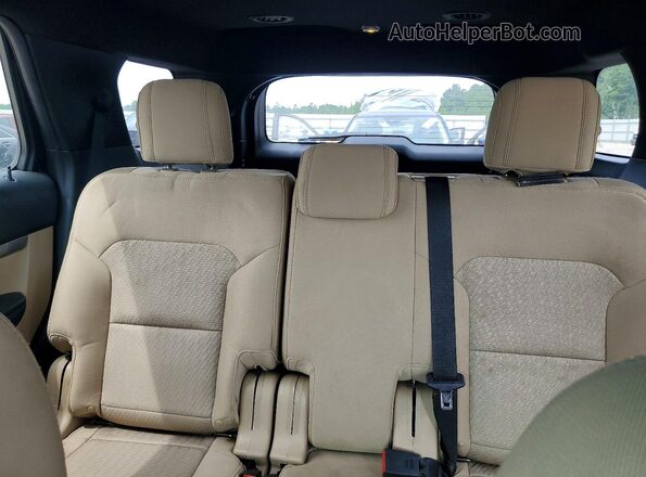 1FM5K7B83GGA41988 2016 FORD EXPLORER Black უკანა სავარძლების ხედი