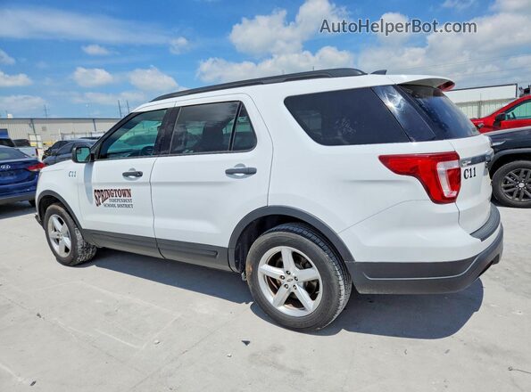 1FM5K7B84JGA66552 2018 FORD EXPLORER White Tył lewy