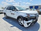 2018 Ford Explorer White vin: 1FM5K7B84JGA66552