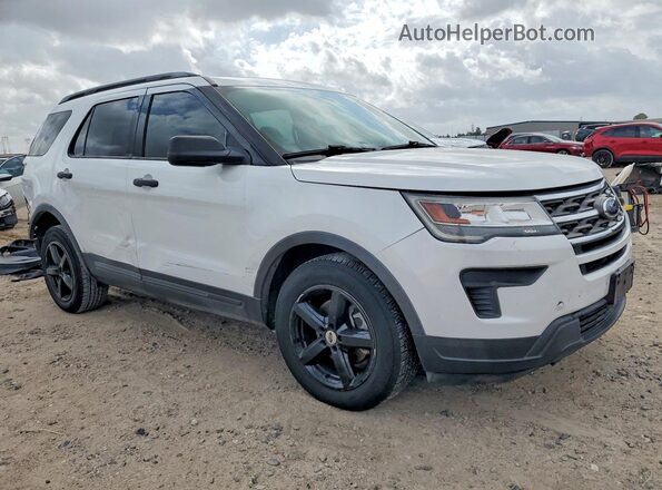1FM5K7B84JGC69232 2018 FORD EXPLORER White წინა მარჯვენა