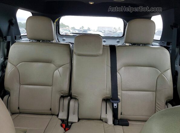 1FM5K7B84JGC69232 2018 FORD EXPLORER White უკანა სავარძლების ხედი