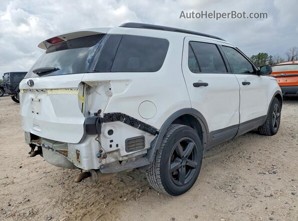1FM5K7B84JGC69232 2018 FORD EXPLORER White უკანა მარჯვენა