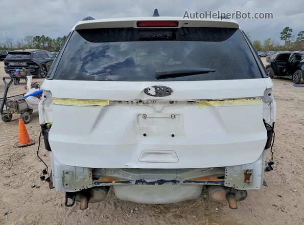1FM5K7B84JGC69232 2018 FORD EXPLORER White უკანა ხედი