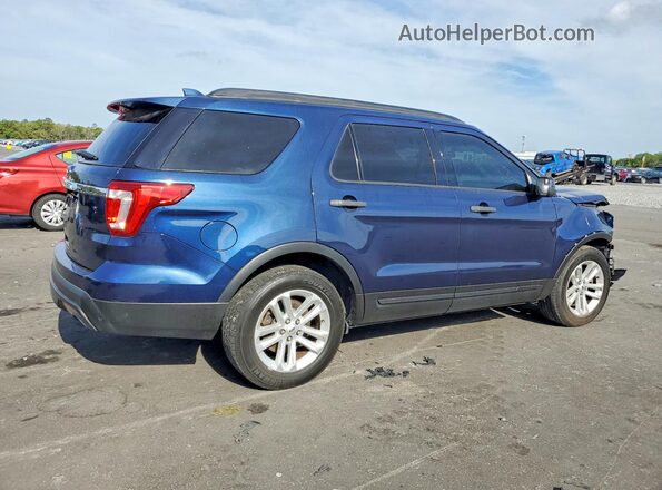 1FM5K7B86GGC82265 2016 FORD EXPLORER Синий Задняя правая четверть