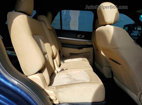 1FM5K7B86GGC82265 2016 FORD EXPLORER Синий Вид задней части салона