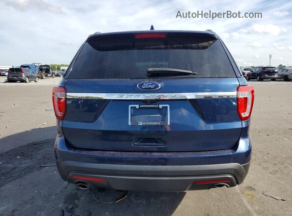1FM5K7B86GGC82265 2016 FORD EXPLORER Синий Вид сзади
