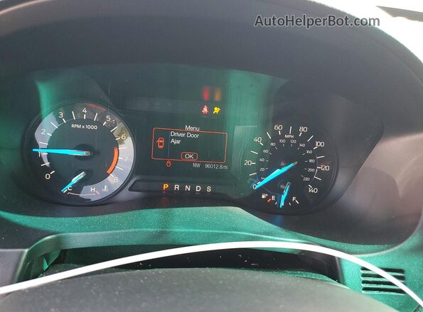 1FM5K7B86GGC82265 2016 FORD EXPLORER Синий Вид щитка приборов