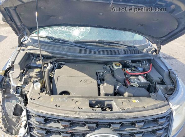 1FM5K7B86GGC82265 2016 FORD EXPLORER Синий Вид подкапотного пространства