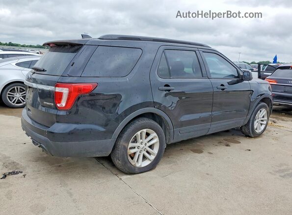 1FM5K7B87GGD04502 2016 FORD EXPLORER Черный Задняя правая четверть