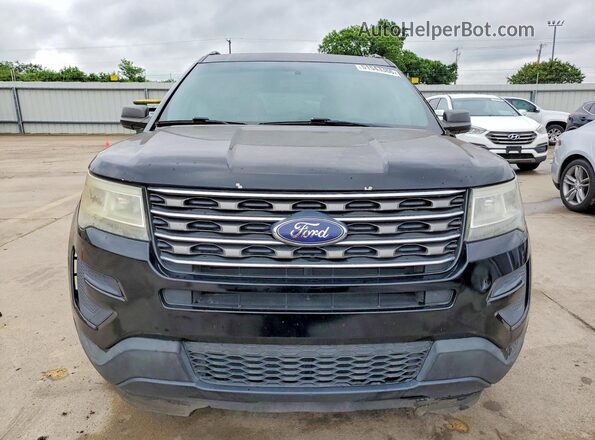 1FM5K7B87GGD04502 2016 FORD EXPLORER Черный Вид спереди