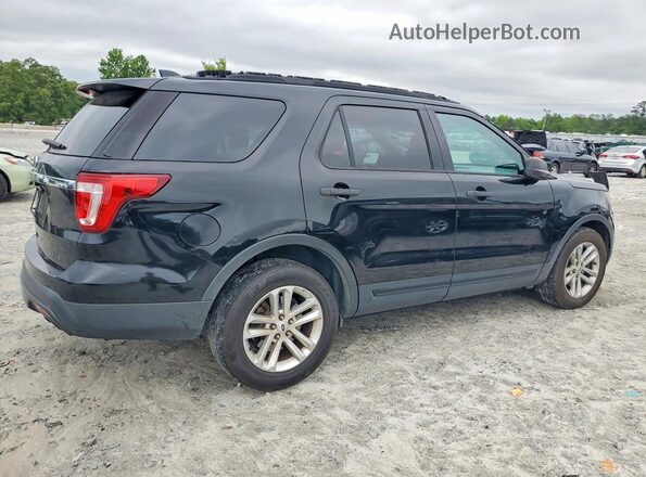 1FM5K7B87GGD31229 2016 FORD EXPLORER Black Tył prawy