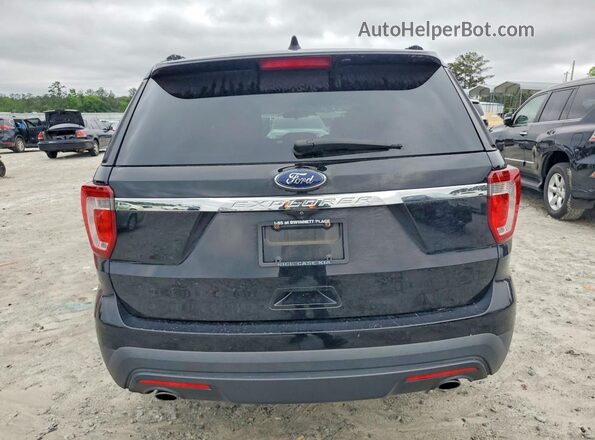 1FM5K7B87GGD31229 2016 FORD EXPLORER Black Widok z tyłu