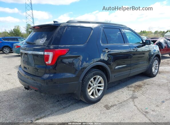 1FM5K7B89GGA70508 2016 FORD EXPLORER Black უკანა მარჯვენა