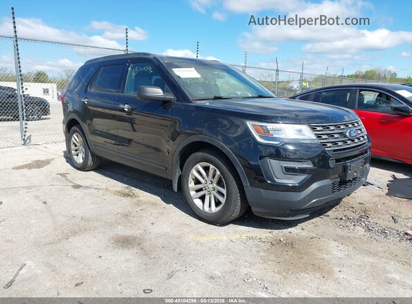 1FM5K7B89GGA70508 2016 FORD EXPLORER Black წინა მარჯვენა
