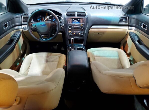 1FM5K7BH9GGA27853 2016 FORD EXPLORER Silver Dashboard view