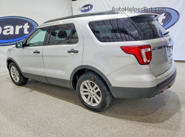 1FM5K7BH9GGA27853 2016 FORD EXPLORER Silver Rear left