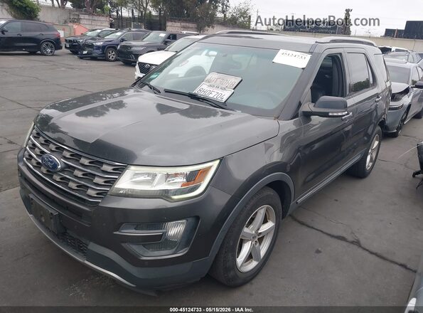 1FM5K7D80GGA35093 2016 FORD EXPLORER Black Передня ліва чверть