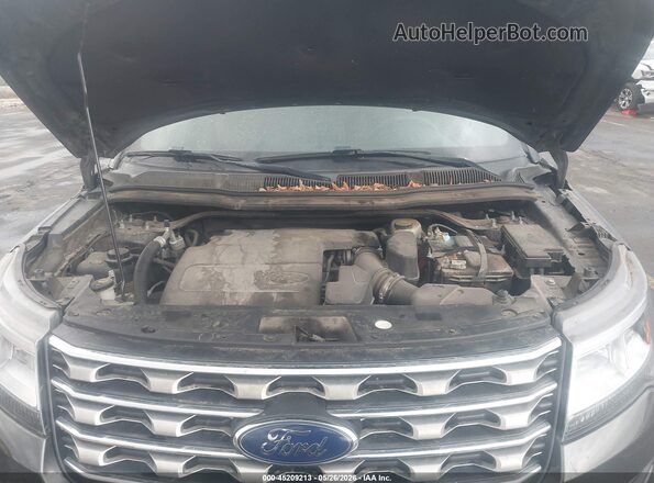 1FM5K7D80GGD03057 2016 FORD EXPLORER Серый Вид сзади