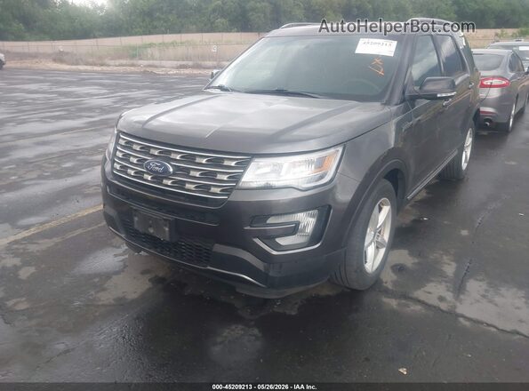 1FM5K7D80GGD03057 2016 FORD EXPLORER Серый Вид спереди