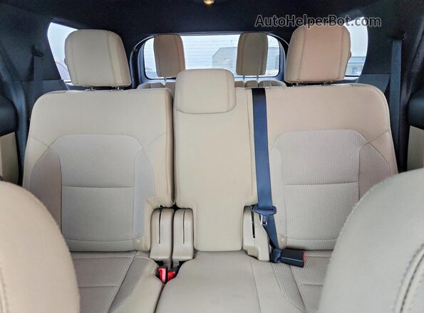 1FM5K7D80HGD53295 2017 FORD EXPLORER Tan Vista de los asientos traseros