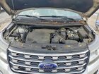 2017 Ford Explorer Xlt White vin: 1FM5K7D80HGD95921