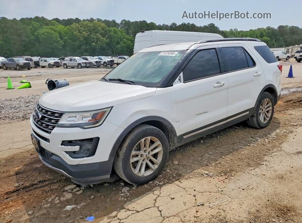 1FM5K7D80HGD95921 2017 FORD EXPLORER White Przód lewy