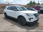 2019 Ford Explorer Xlt White vin: 1FM5K7D80KGA88482