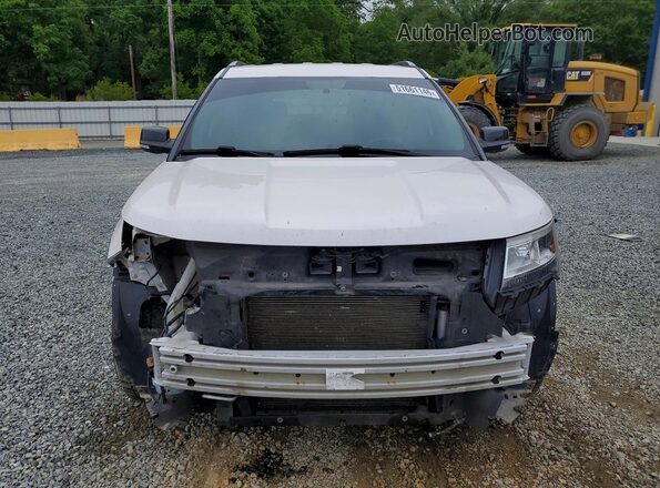 1FM5K7D81HGC76047 2017 FORD EXPLORER White Widok z przodu