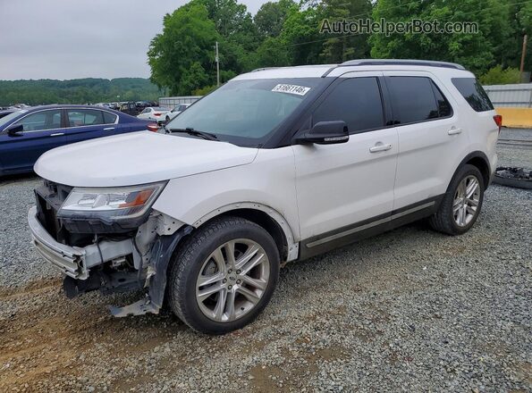 1FM5K7D81HGC76047 2017 FORD EXPLORER White Przód lewy