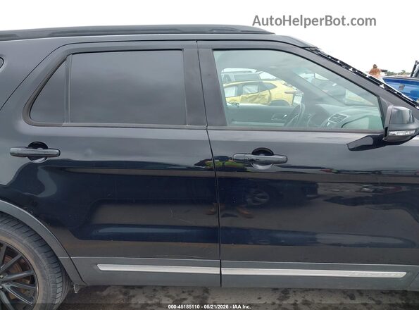 1FM5K7D82GGA86076 2016 FORD EXPLORER Black Widok zestawu wskaźników