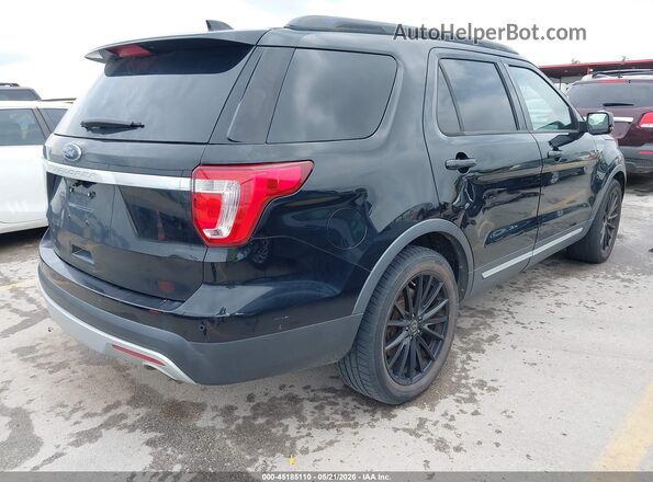 1FM5K7D82GGA86076 2016 FORD EXPLORER Black Tył prawy