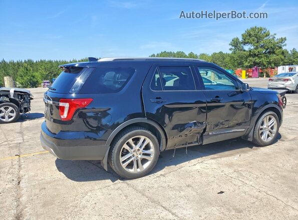 1FM5K7D82HGC29870 2017 FORD EXPLORER Black Задня права чверть