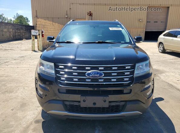 1FM5K7D82HGC29870 2017 FORD EXPLORER Black Вид спереду