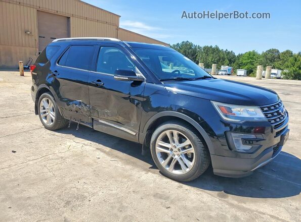 1FM5K7D82HGC29870 2017 FORD EXPLORER Black Передня права чверть