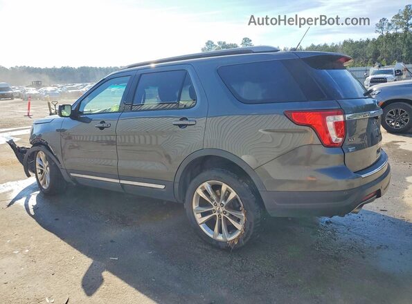 1FM5K7D82JGA91317 2018 FORD EXPLORER Серый Задняя левая четверть