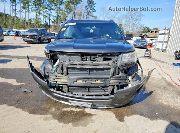 1FM5K7D82JGA91317 2018 FORD EXPLORER Серый Вид спереди