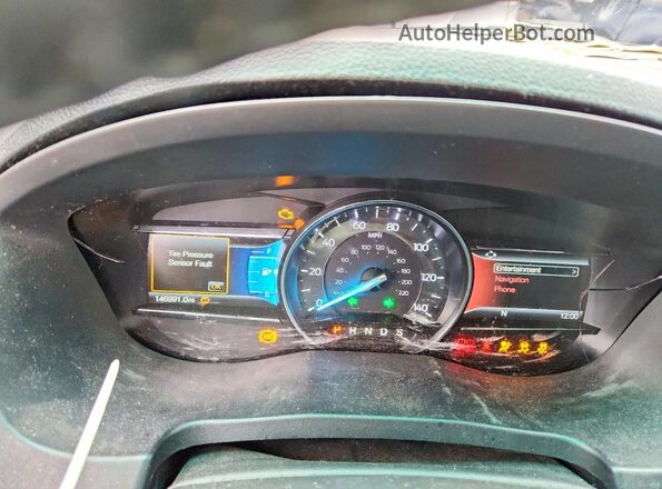 1FM5K7D82JGA91317 2018 FORD EXPLORER Серый Вид щитка приборов