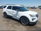 2018 Ford Explorer Xlt White vin: 1FM5K7D82JGC70330