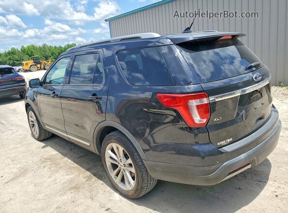 1FM5K7D82KGA37484 2019 FORD EXPLORER Черный Задняя левая четверть