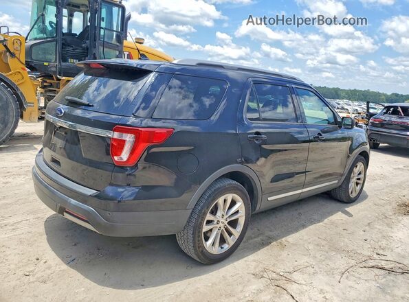 1FM5K7D82KGA37484 2019 FORD EXPLORER Черный Задняя правая четверть