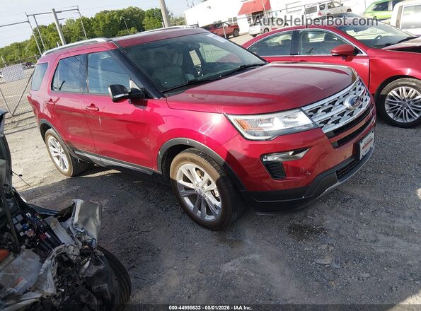 1FM5K7D82KGA44645 2019 FORD FORD EXPLORER Red წინა მარჯვენა
