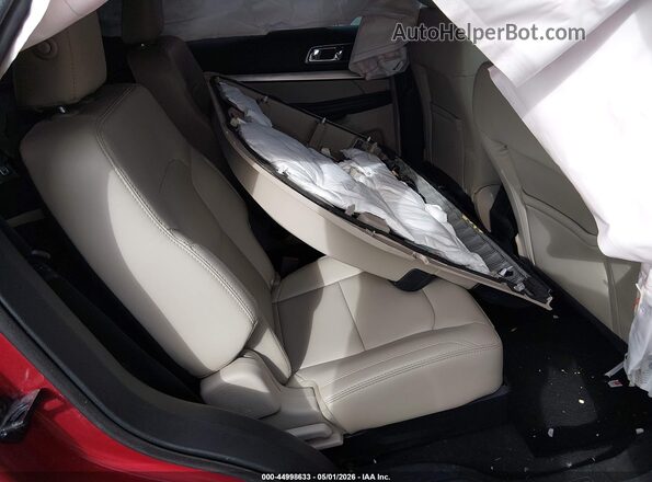1FM5K7D82KGA44645 2019 FORD FORD EXPLORER Red VIN კოდის სტიკერის ხედი