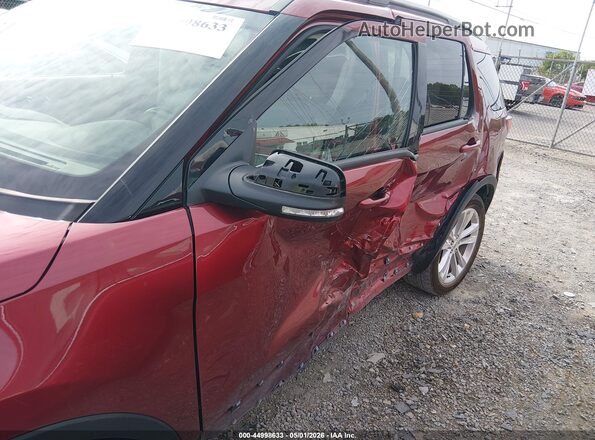 1FM5K7D82KGA44645 2019 FORD FORD EXPLORER Red წინა ხედი